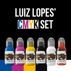 Набір фарб Luiz Lopes CMYK Ink Set World Famous 30мл Набір фарб Luiz Lopes CMYK Ink Set World Famous 30мл